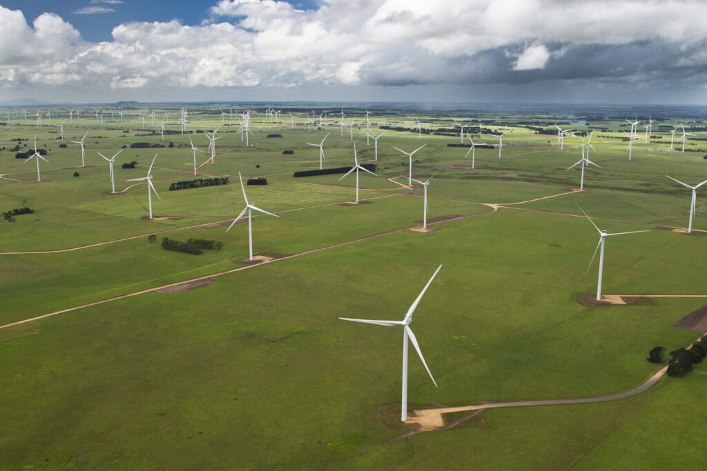 wind turbines