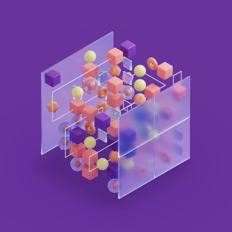 An illustrated visualisation of computer connectors nodes