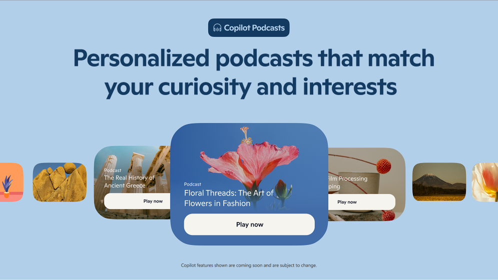 Copilot Podcasts